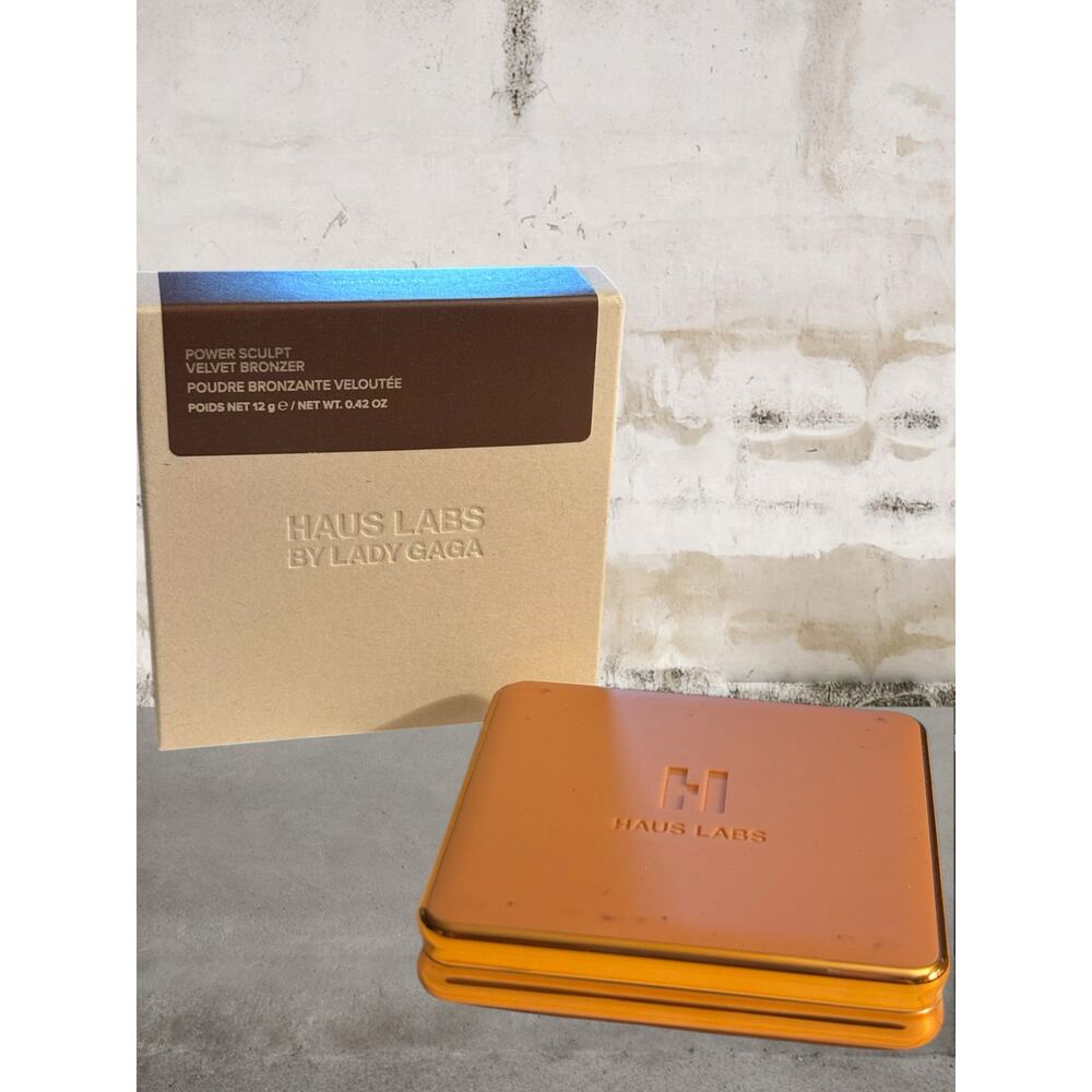 Haus Labs Power Sculpt Velvet Bronzer in Deep Level 12 NIB